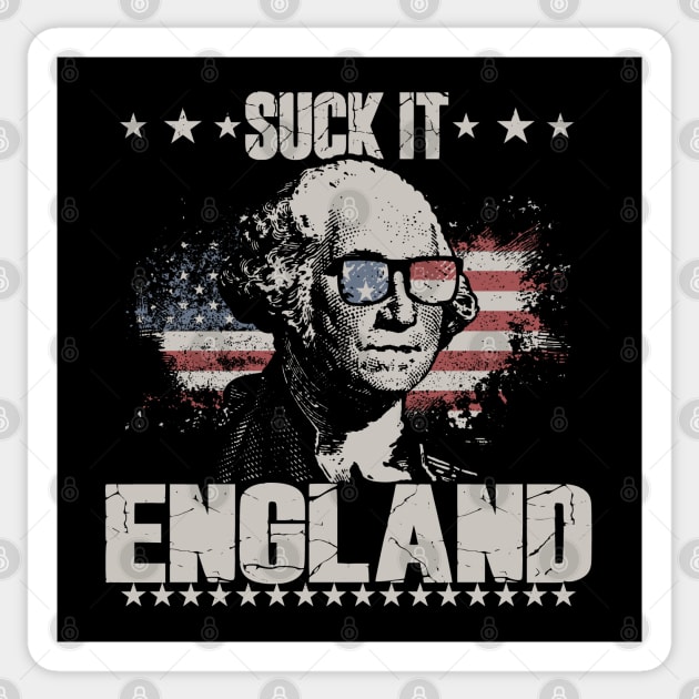 Suck It England Sticker by Etopix
